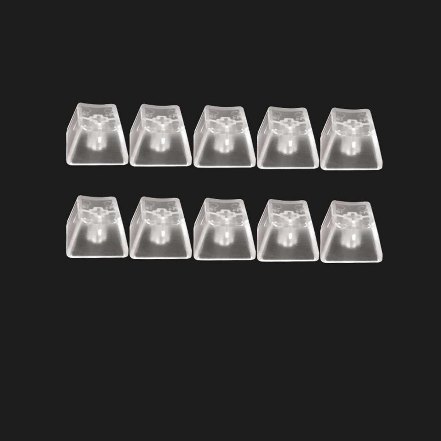 DIY R4 1U Transparent Keycaps for CHERRY MX and Clone Switches 10/50/100 Pcs 10 Keys Transparent