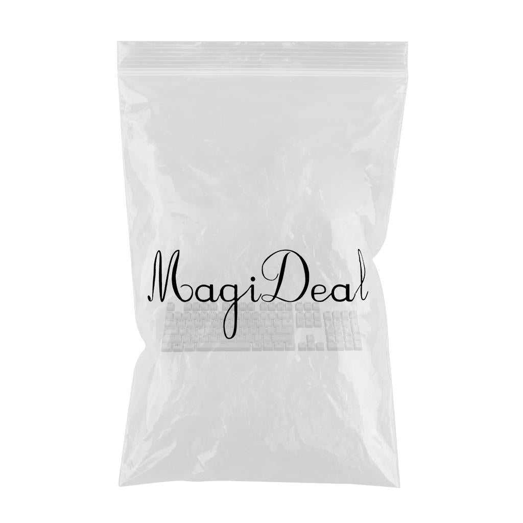 104 Key Caps PBT US Layout Keyset for CHERRY MX Mechanical Gaming Keyboard Korean White Translucent