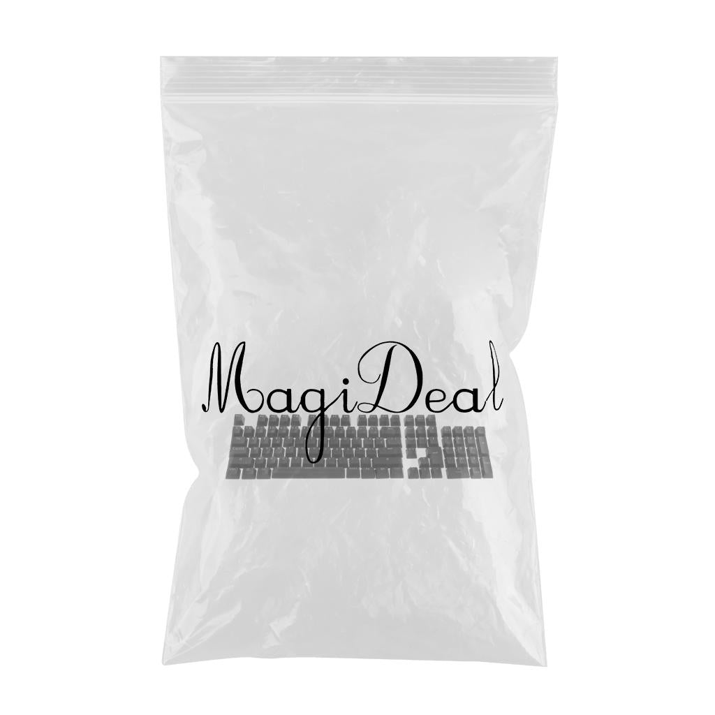 104 Key Caps PBT US Layout Keyset for CHERRY MX Mechanical Gaming Keyboard  Spanish Black