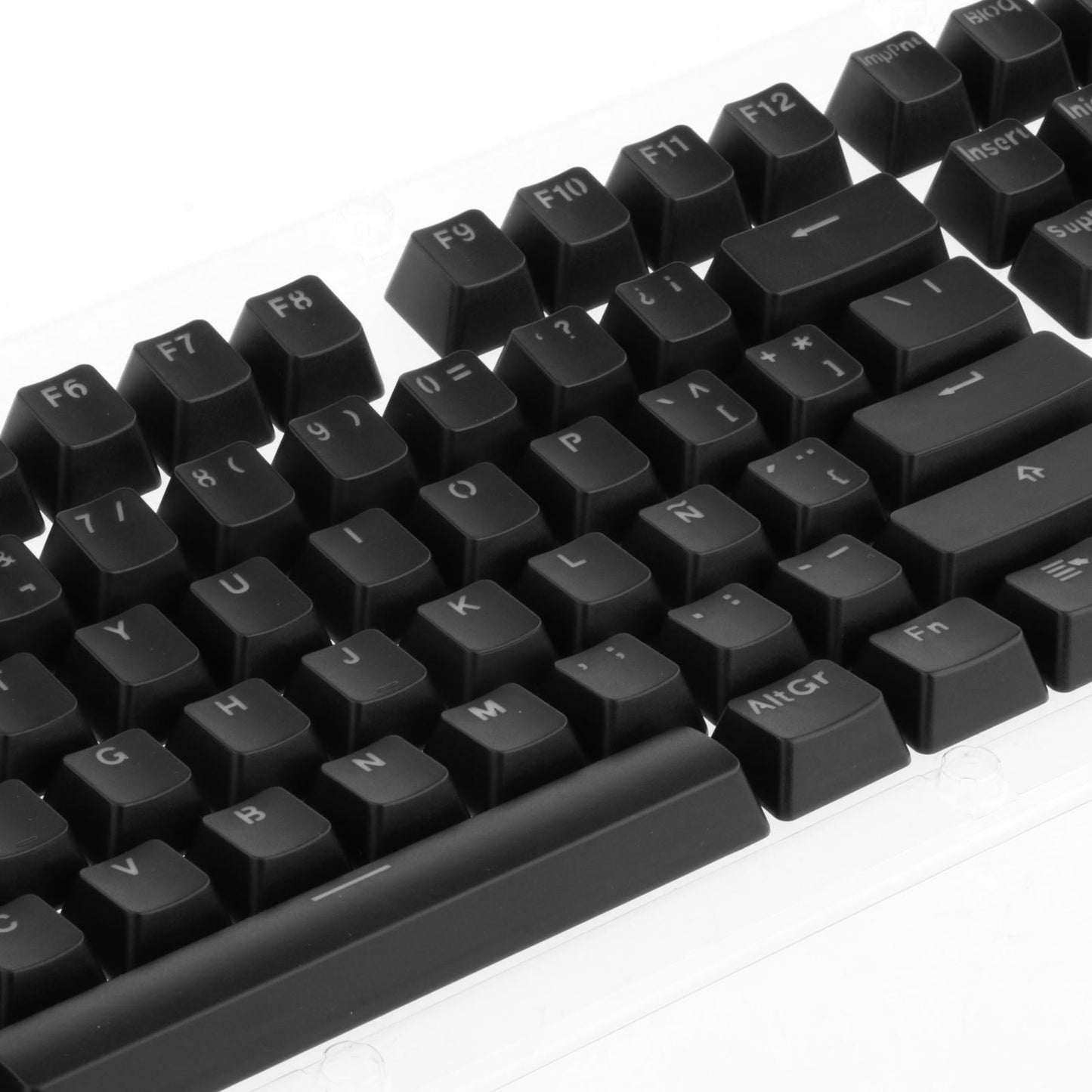 104 Key Caps PBT US Layout Keyset for CHERRY MX Mechanical Gaming Keyboard Korean  Black