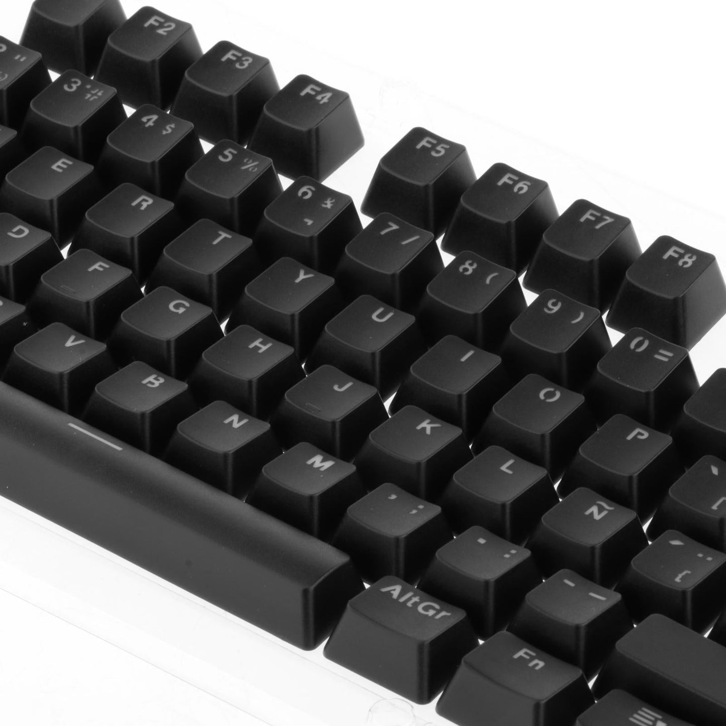 104 Key Caps PBT US Layout Keyset for CHERRY MX Mechanical Gaming Keyboard Korean  Black