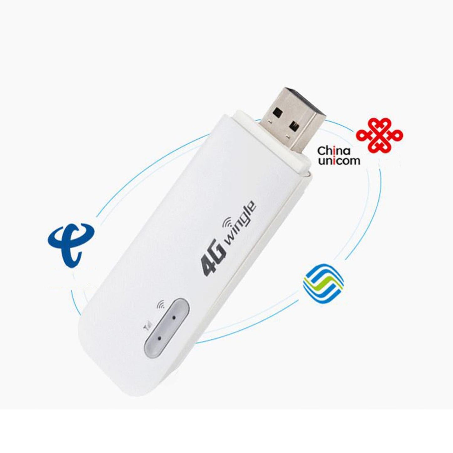 4G WiFi Modem Wireless Hotspot Router Plug and Play 150Mbps USB Dongle