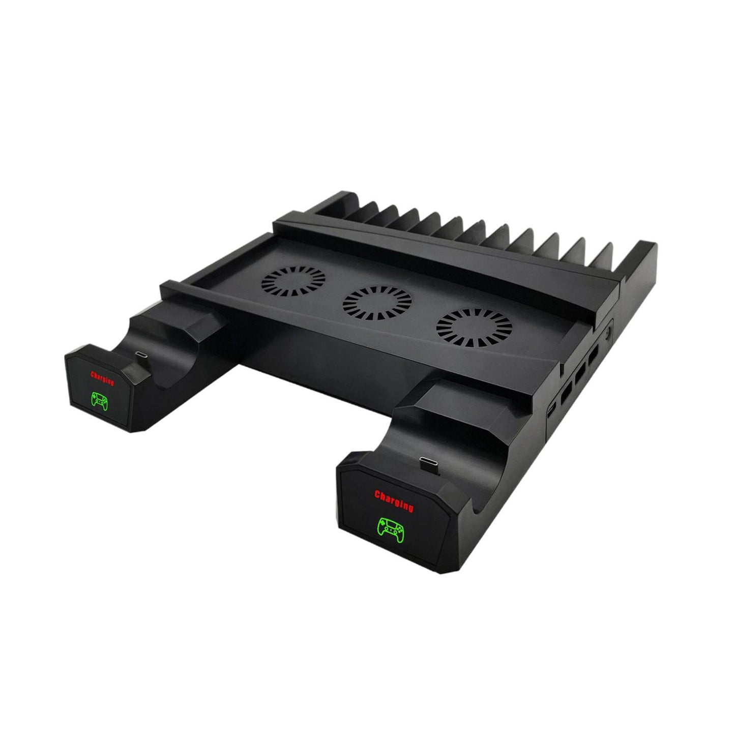 Stand Cooling Fan Station for PS5 Console Steady Charger Game Organizer