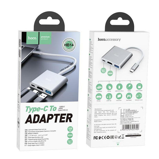 USB Type C to HDMI USB3.0 PD Charging Ports Adapter Converter Hub