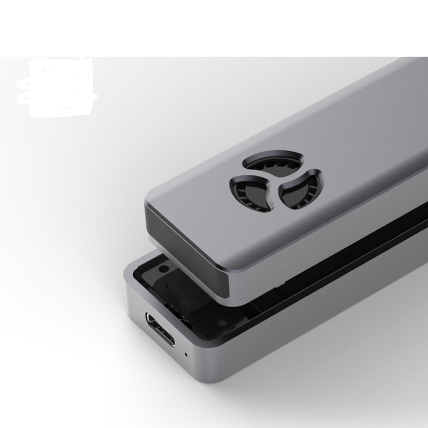 M.2 to USB 3.1 Enclosure Adapter with Fan for 2230 2260 NVMe SSD NGFF 10Gbps