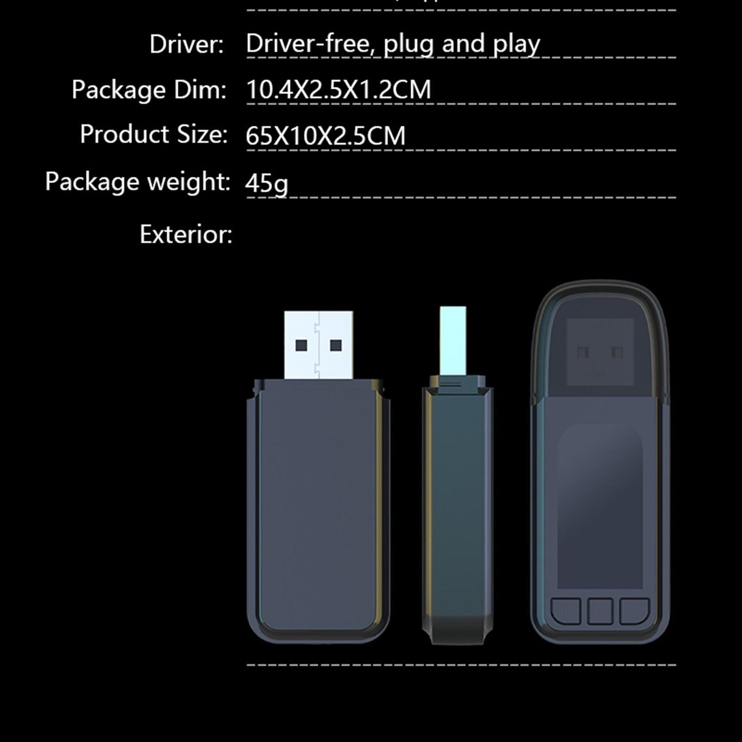 ATS2831 Bluetooth Adapter 5.0 AUX Dual-output Ultra-Low Latency Receiver