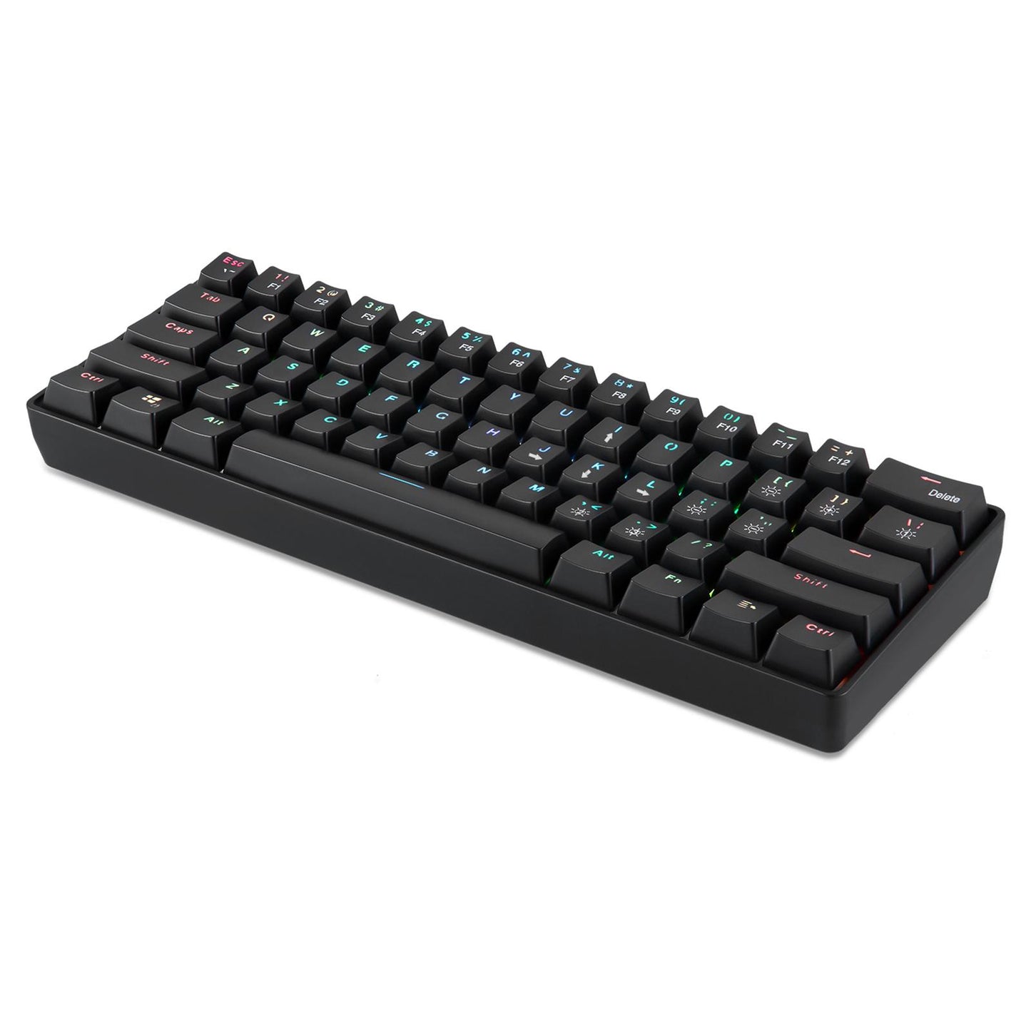 YK600 Mechanical Keyboard RGB Backlight Keyboards for PC Gamer Blue Switch