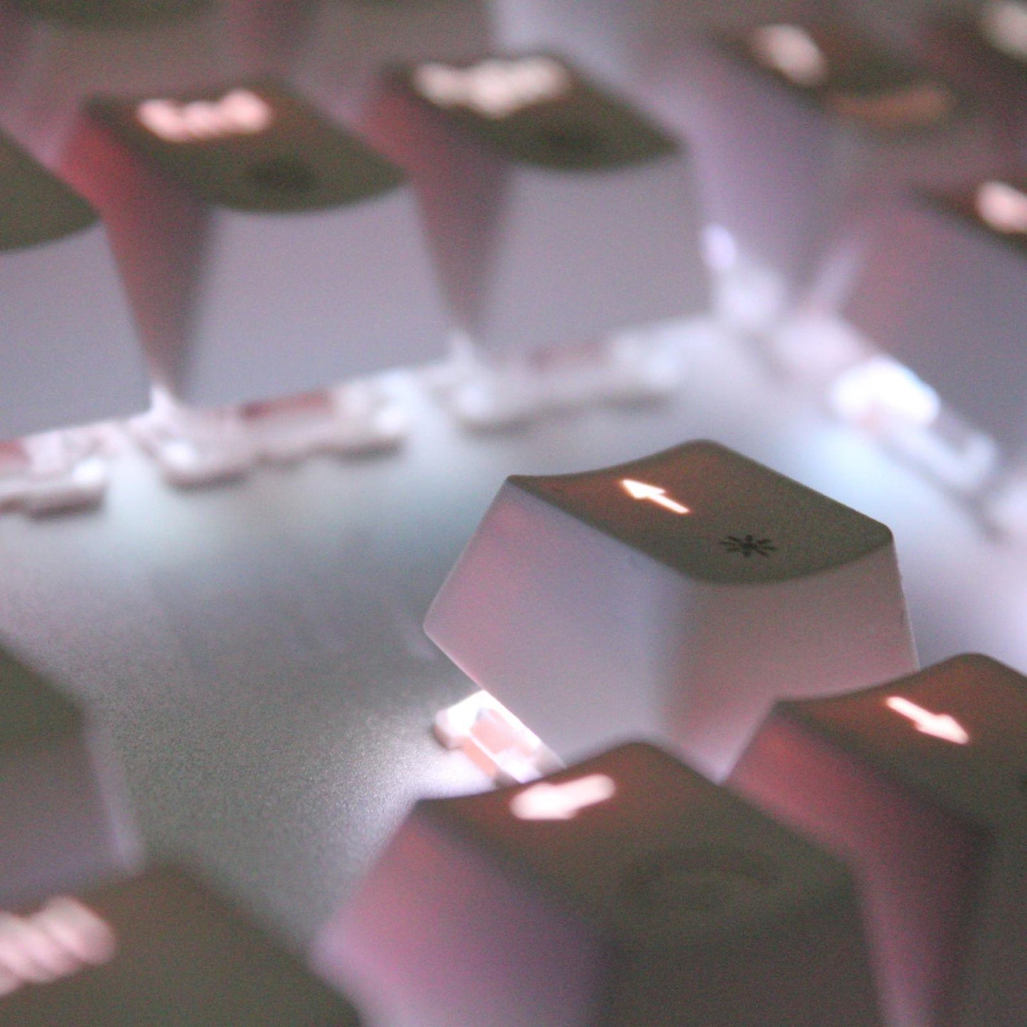 Mechanical Keyboard USB Wired 108 Keys with RGB Backlight for Computer PC Blue Switch White