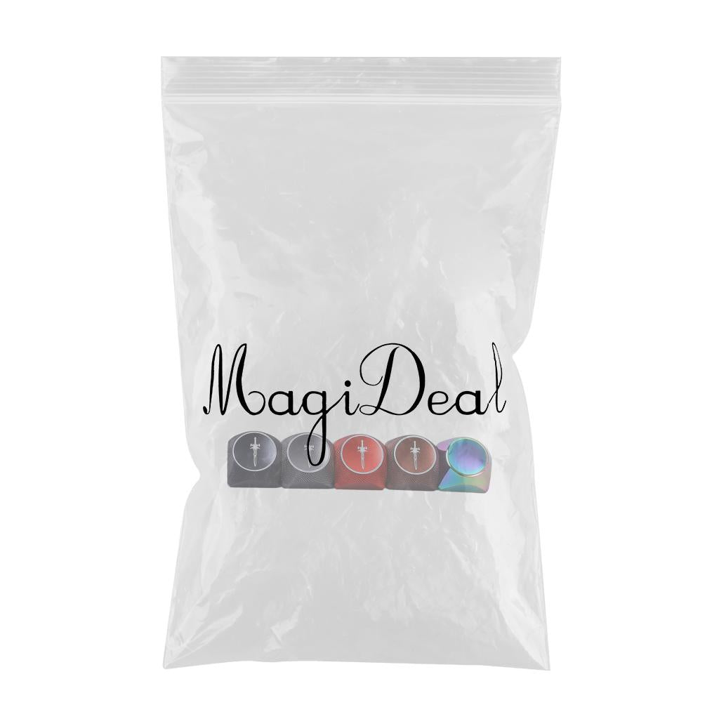5 Keys Keycaps Set Aluminium Alloy KeyCaps ESC Direction keycap Carving