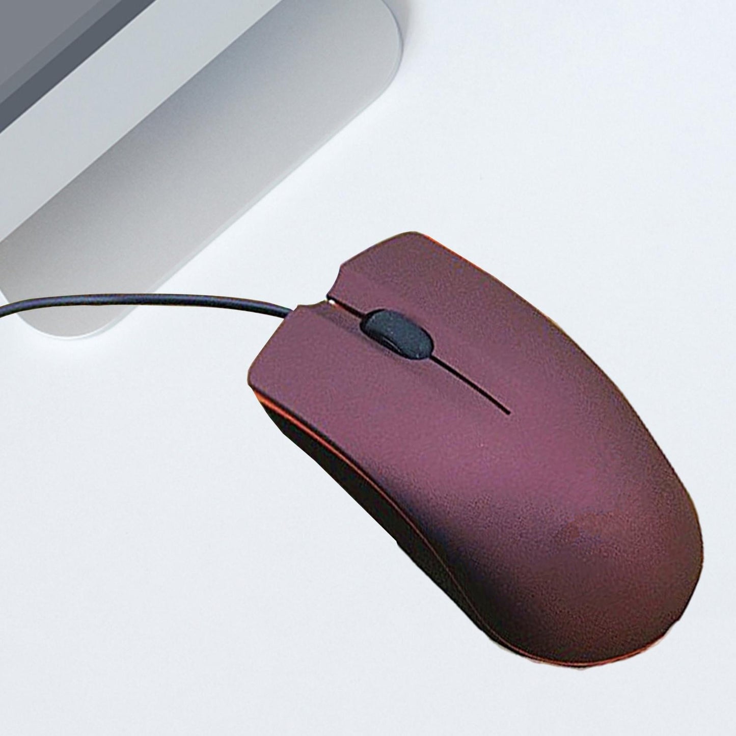 Portable USB Wired Mouse 1000 DPI Office Gadget for Desktop Computer Black
