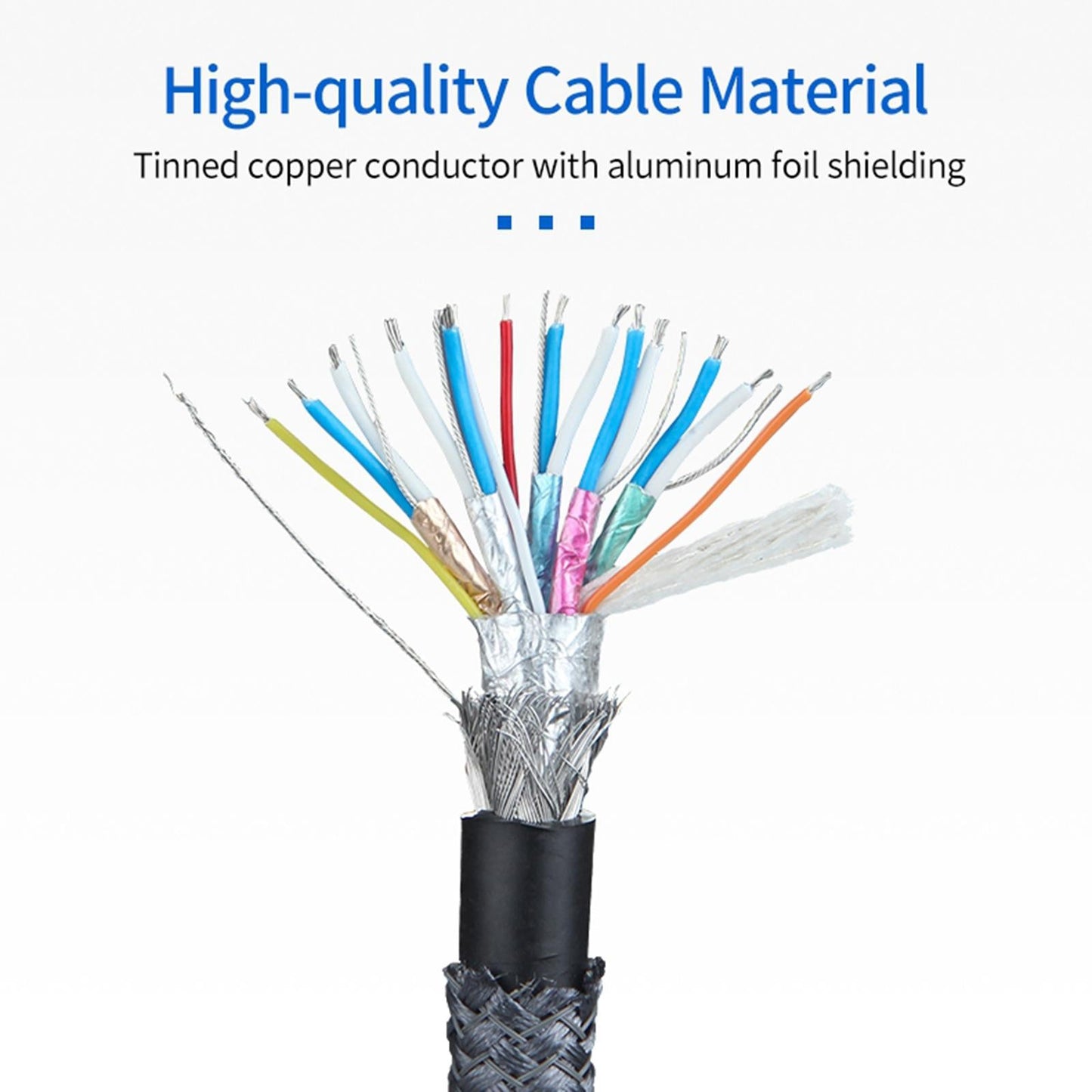 HDMI 2.1 Cable 8K 60Hz 4K 120Hz High Speed Video Cord 2meters