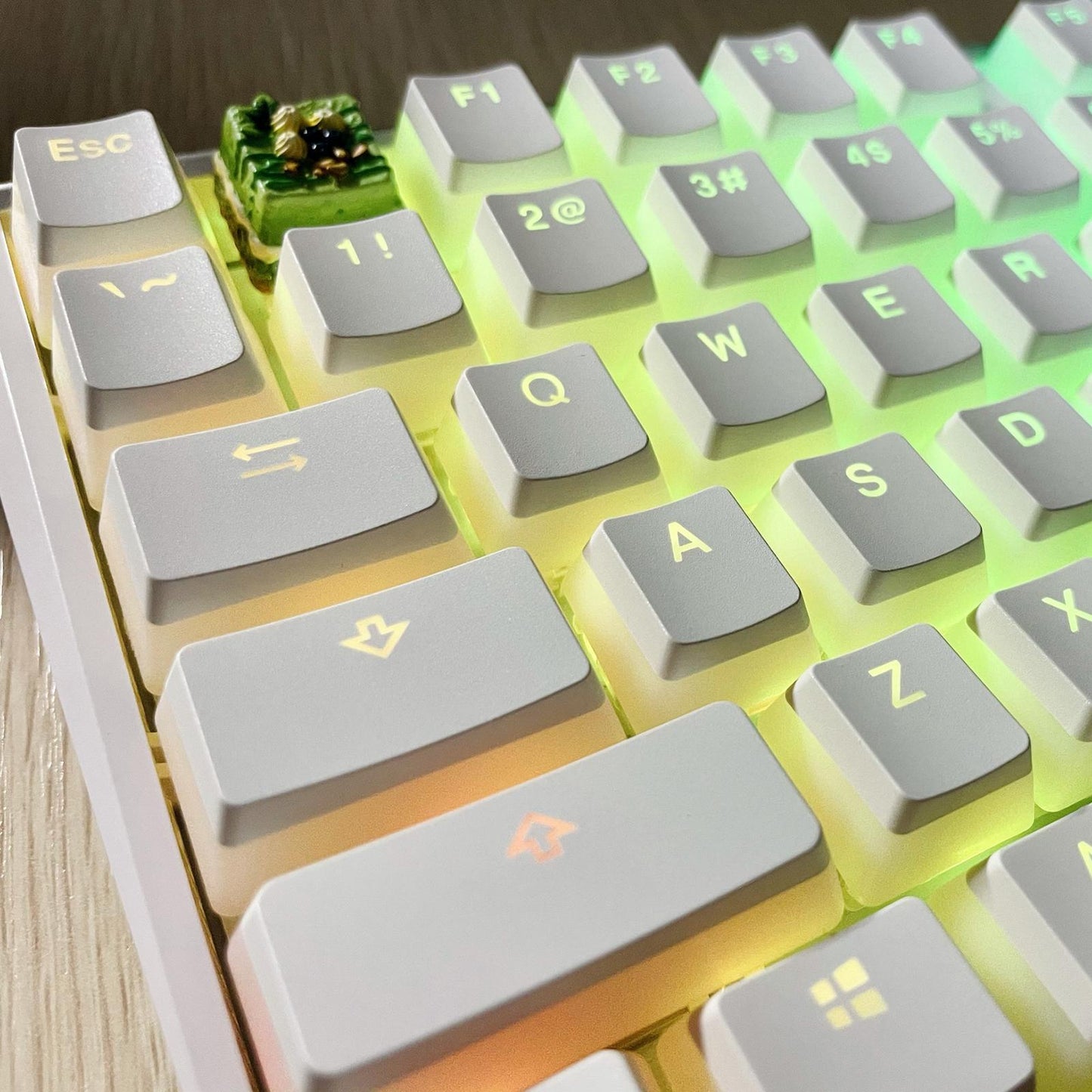 Pudding Keycaps Waterproof PBT Desktop Computer 139 Key for CHERRY MX Switch