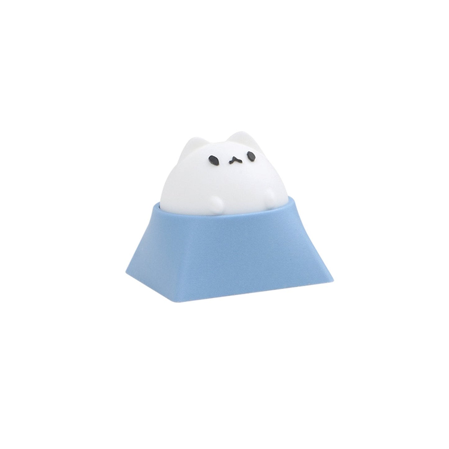 Cat Keycap Resin for DIY Key Custom Gaming Keycaps Kids Gifts Red White
