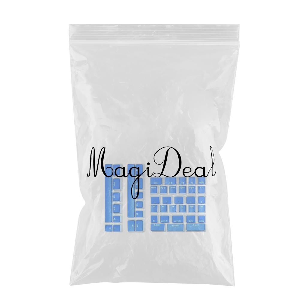 Pudding Key Caps Set  Special Layout for Logitech 75 84 980 680 Blue