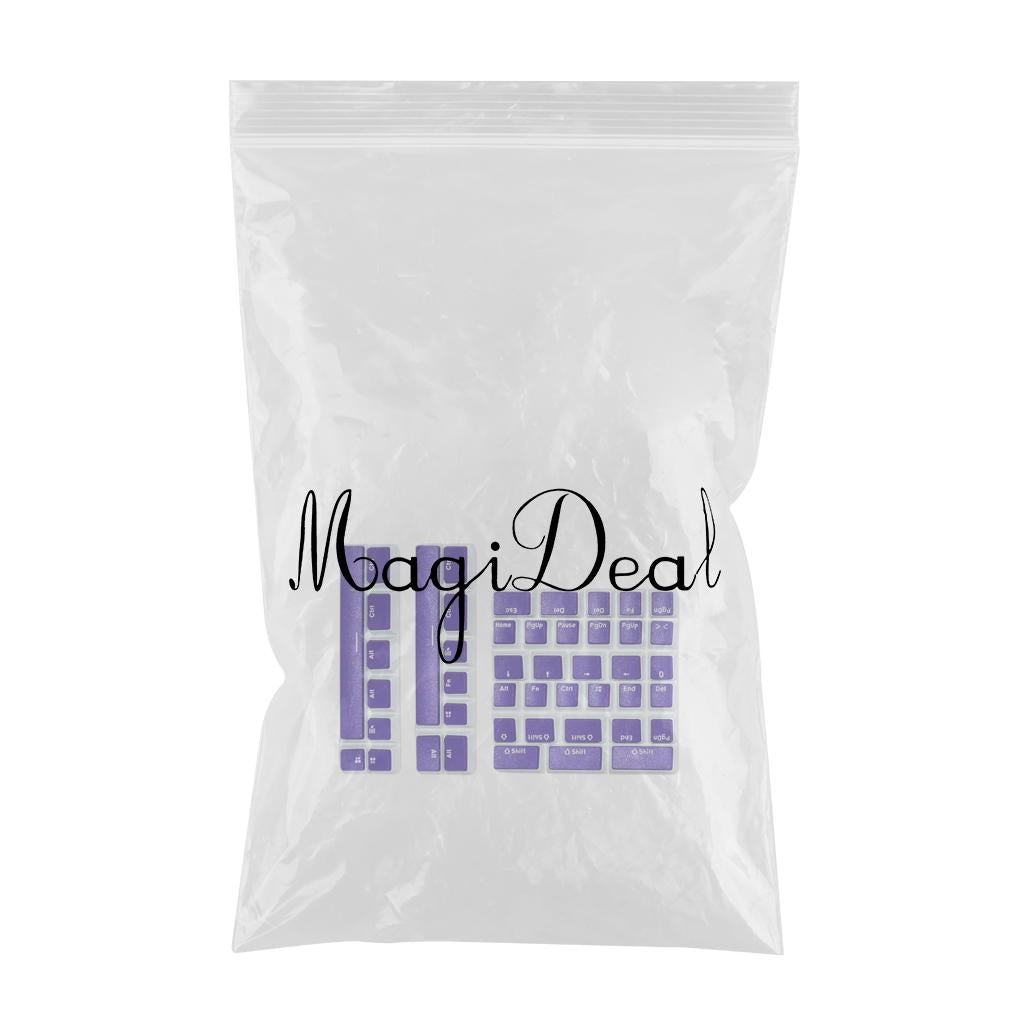 Pudding Key Caps Set  Special Layout for Logitech 75 84 980 680 purple