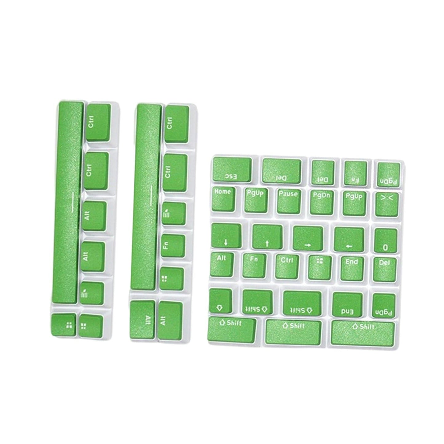 Pudding Key Caps Set  Special Layout for Logitech 75 84 980 680 Cheese green