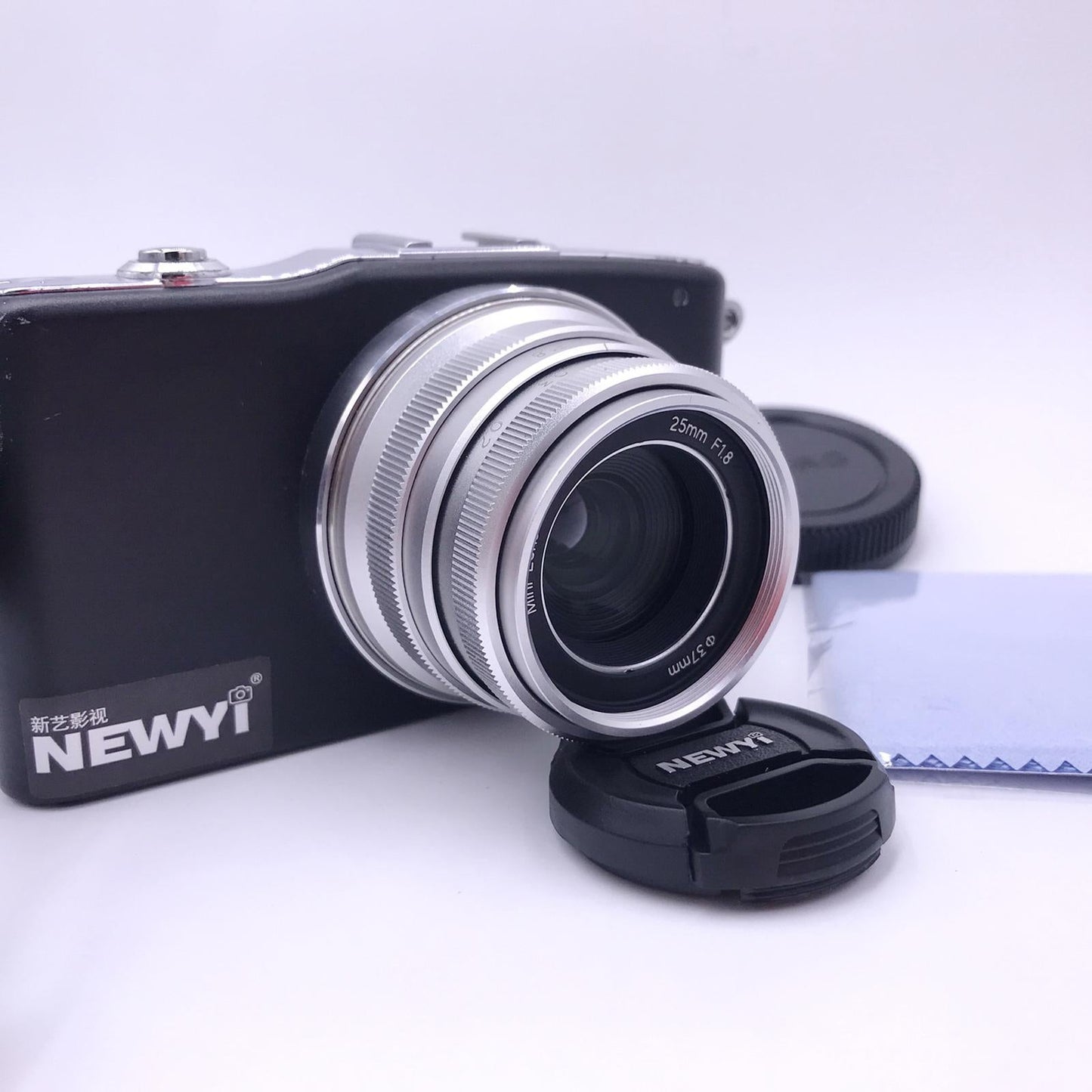 Prime Fixed Lens F/1.8 with Front Lens Cover for Micro Cameras  M4 3