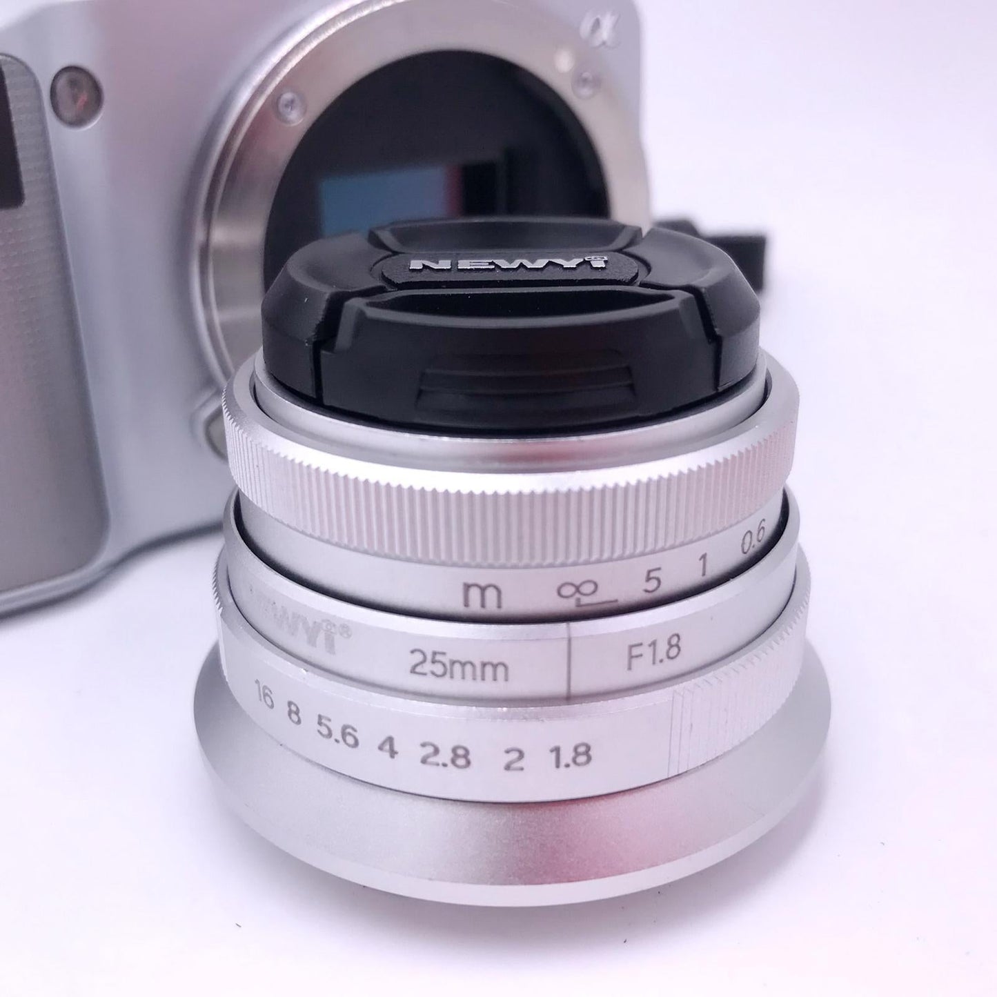 Prime Fixed Lens F/1.8 with Front Lens Cover for Micro Cameras  NEX