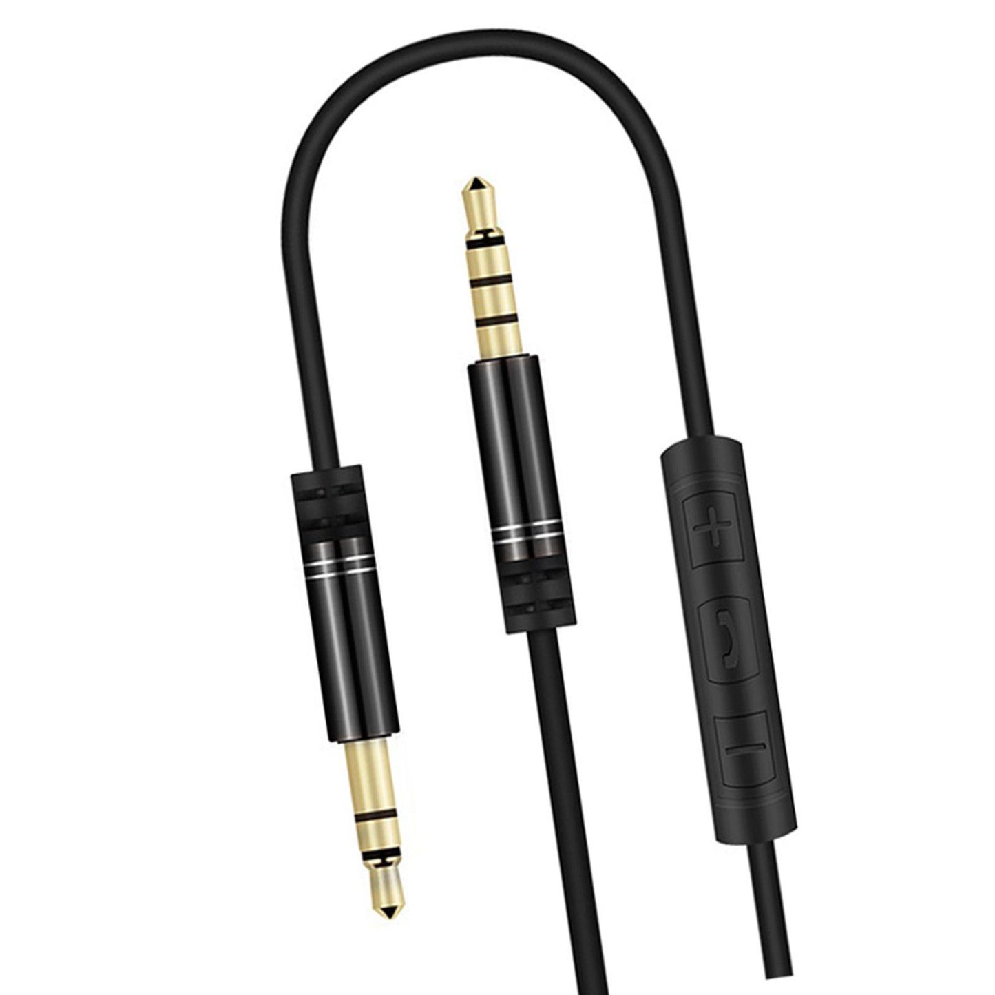 AUX Cable Headset Splitter Extender for Digital Product Black