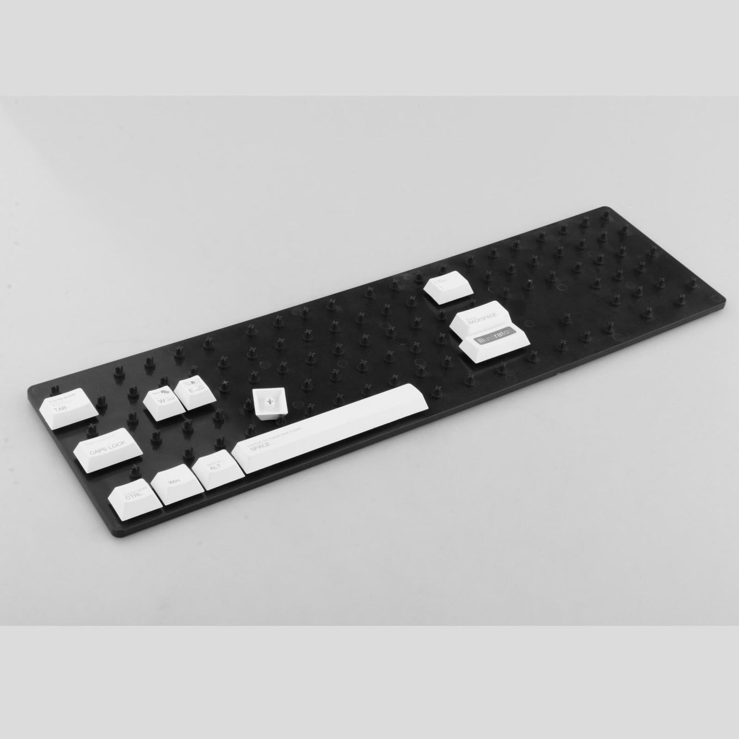 ABS Keycap Storage Box Keycaps Collection Keyboard Set Storage Dustproof Black