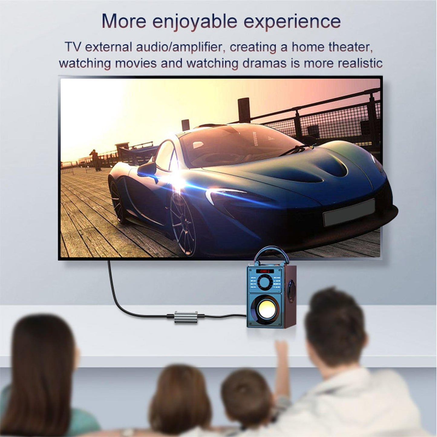 Digital Optical to Analog Analogue Audio Converter with Coaxial cable