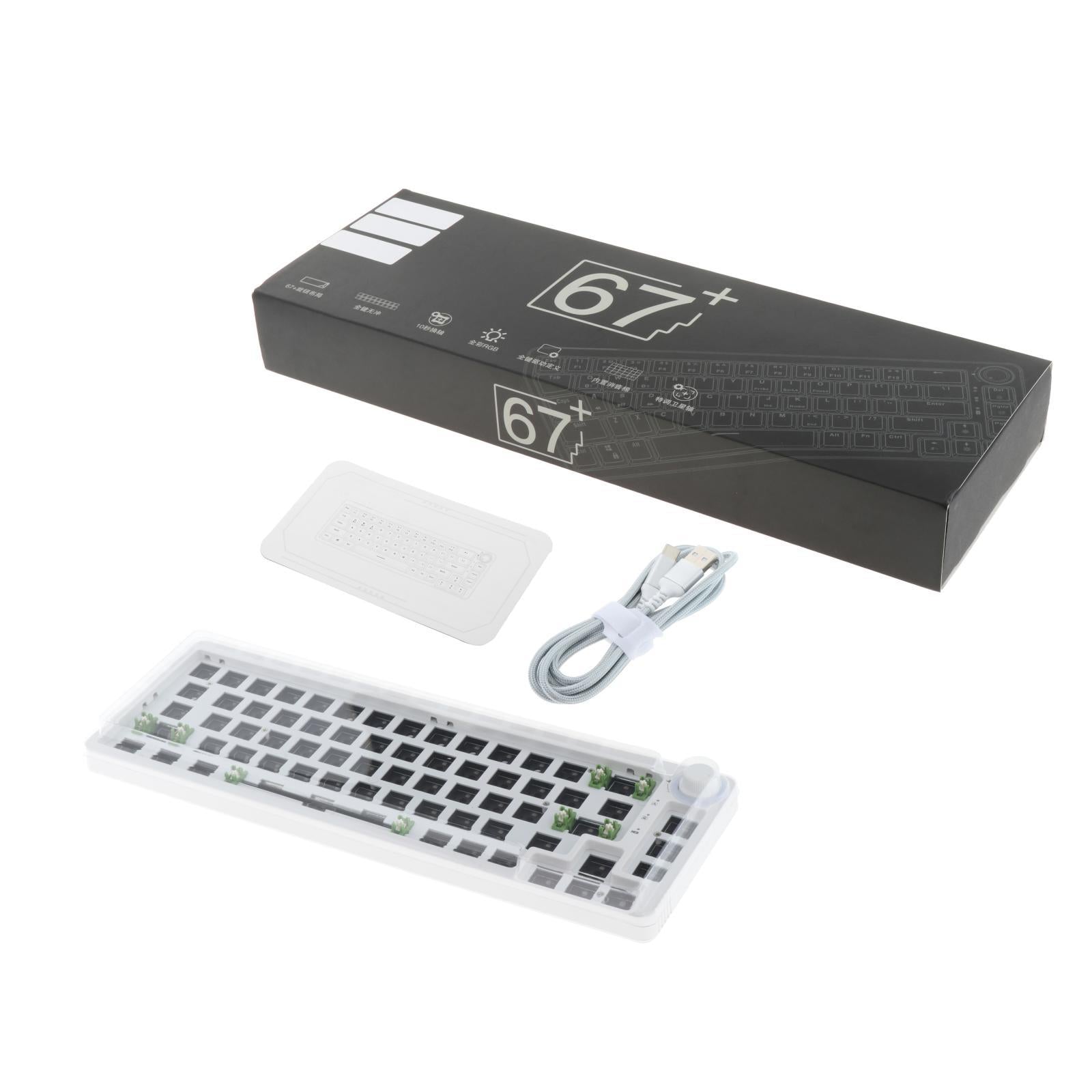 Stunning Wireless Hot Swap Mechanical Keyboard Kit image
