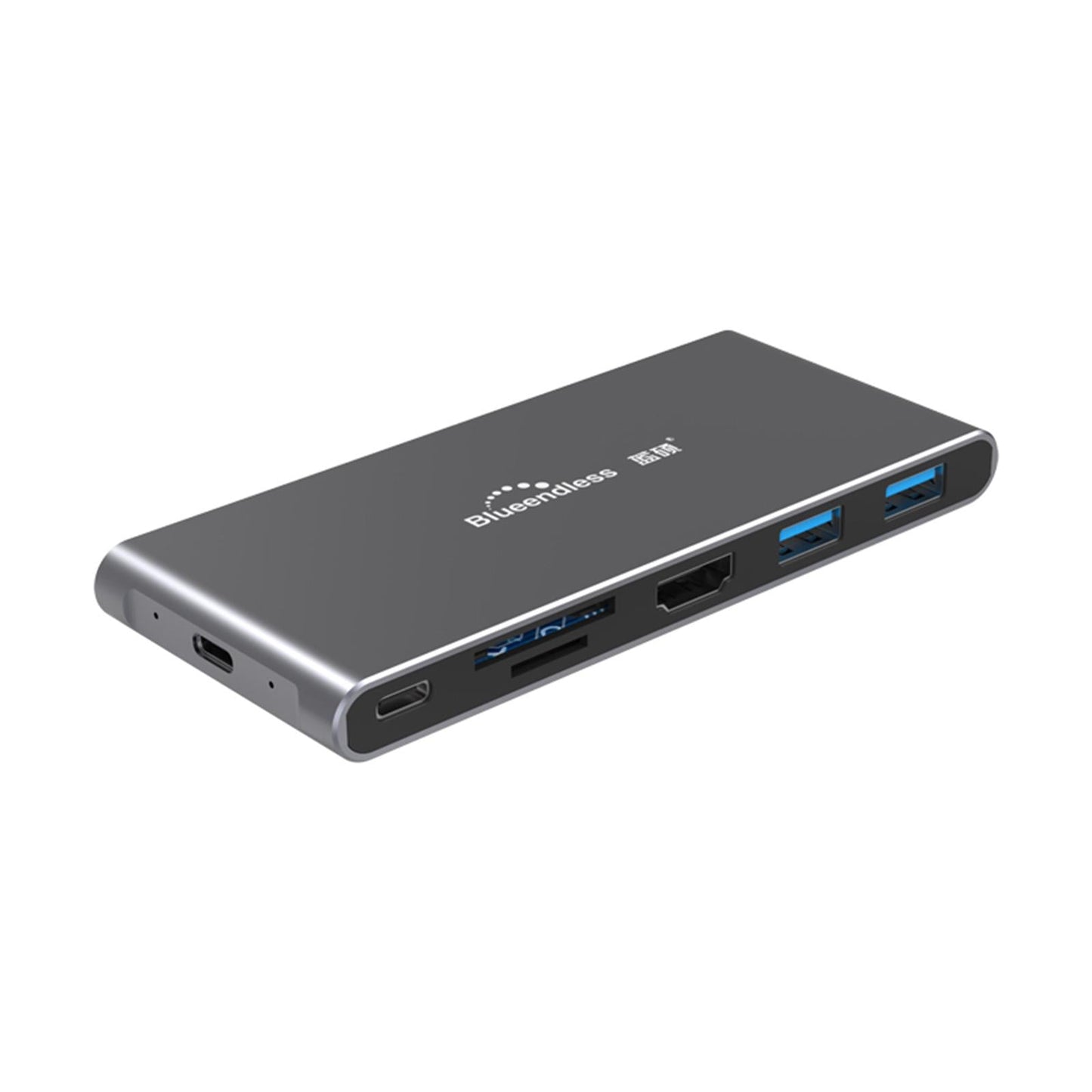 USB C Docking Station Ethernet Video for Windows Laptop Phone 6 in 1 NGFF