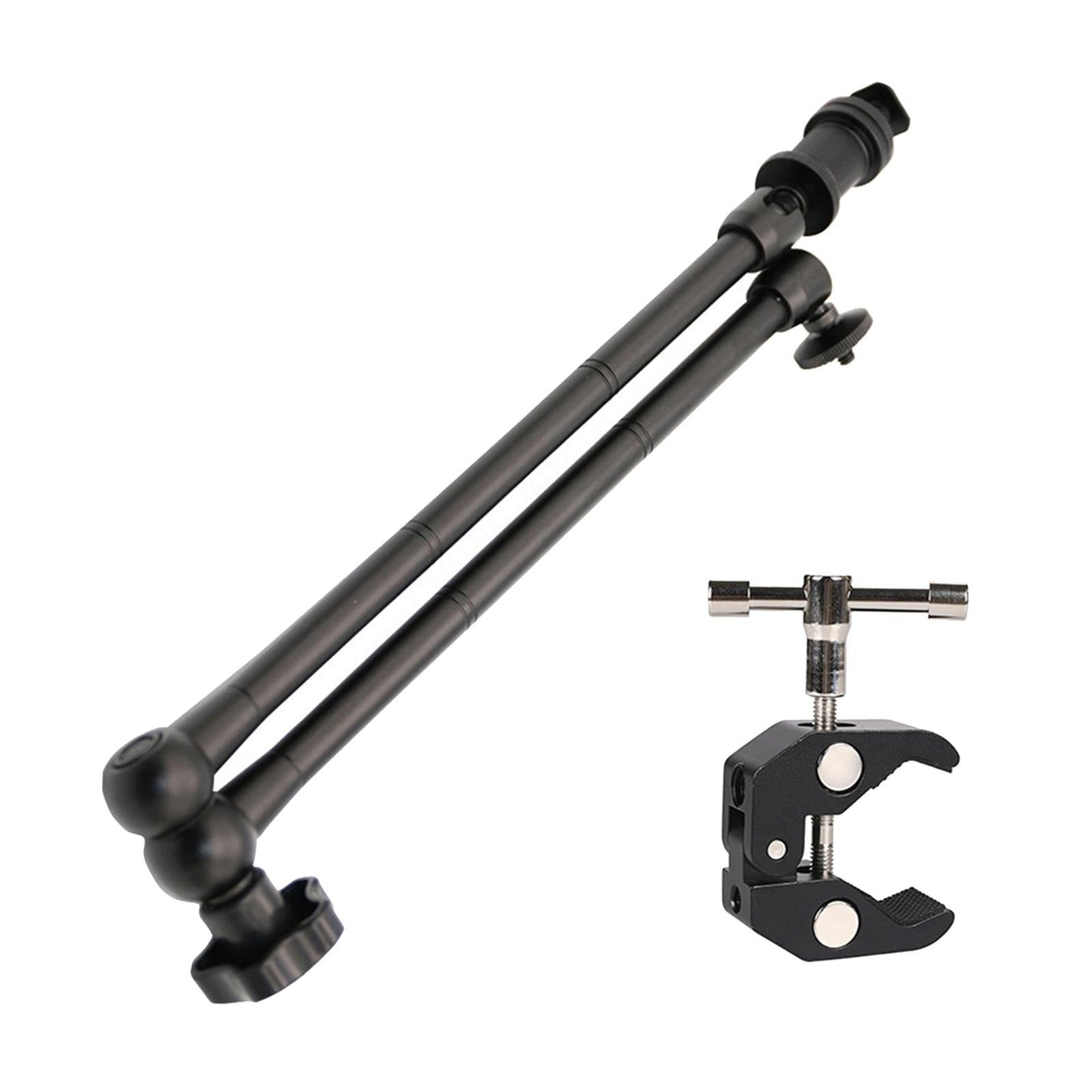 Aluminum Alloy Camera Magic Arm Crab Super Clamp Pliers Clip For Camera 20in Arm and Clamp