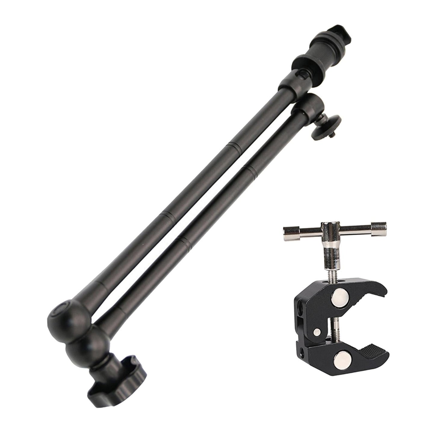 Aluminum Alloy Camera Magic Arm Crab Super Clamp Pliers Clip For Camera 20in Arm and Clamp