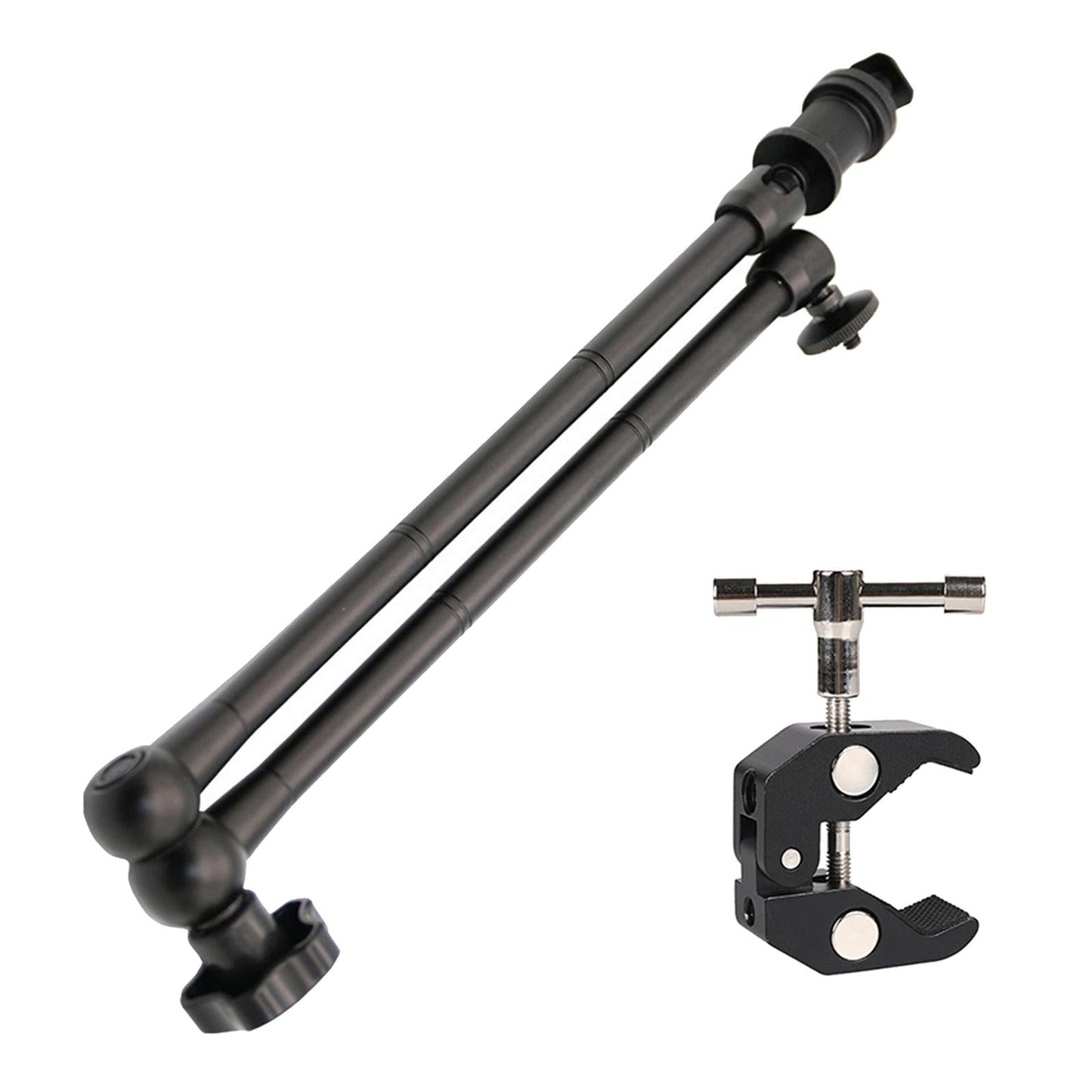 Aluminum Alloy Camera Magic Arm Crab Super Clamp Pliers Clip For Camera 20in Arm and Clamp