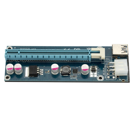 PCI Express Riser 1x to 16x PCIe USB 3.0 Adapter Card GPU Riser Adapter