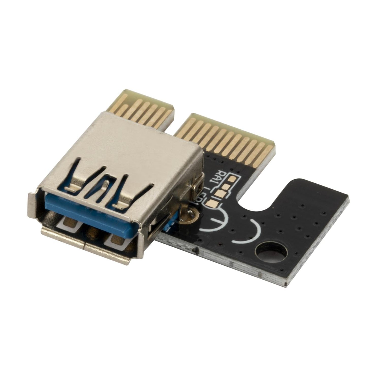 PCIe Riser Card Adapter GPU Riser Adapter 6-Pin PCI-E to SATA Power Cable