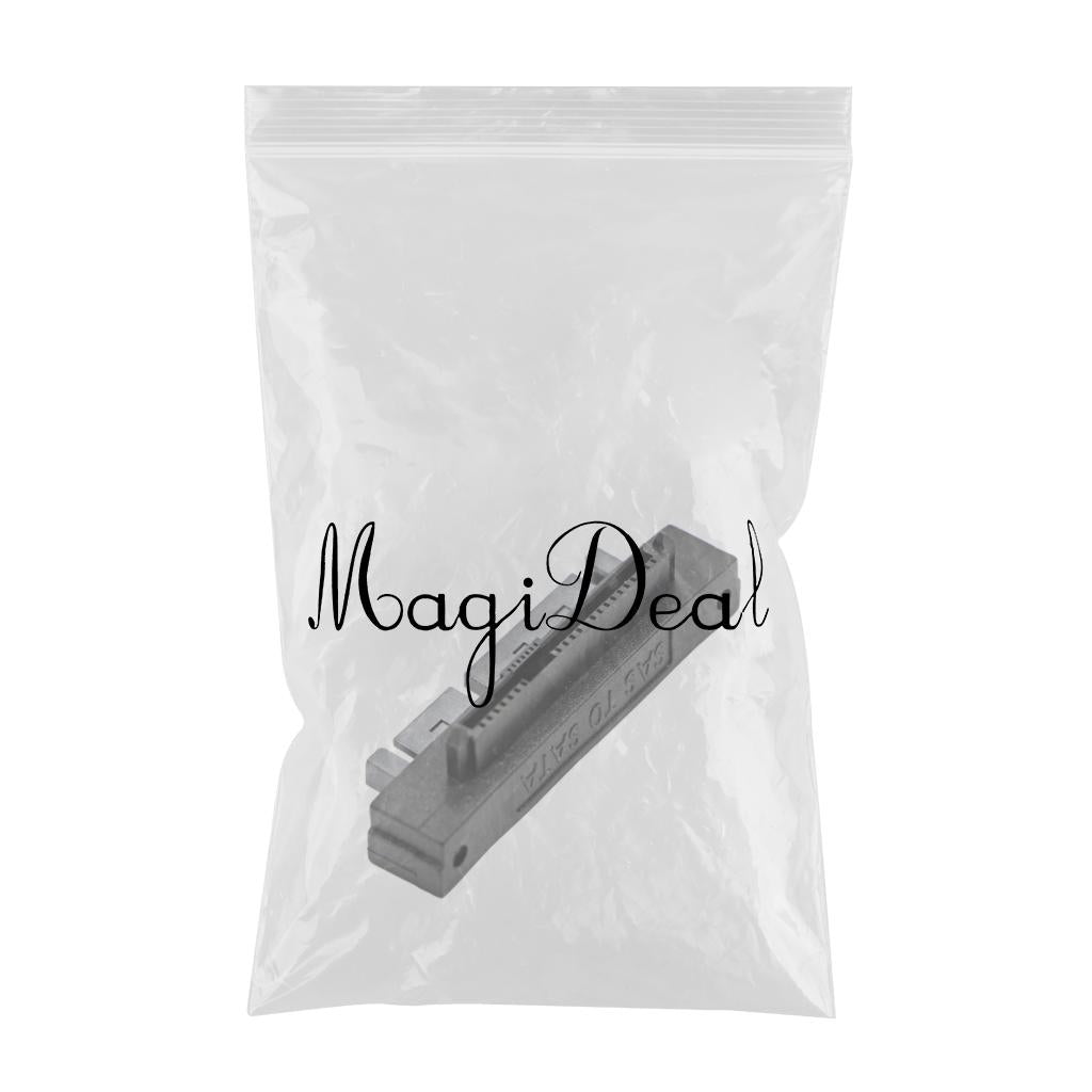 SAS 22 Pin to 7 Pin + 15 Pin SATA Adapter Converter 90 Degree Straight Head