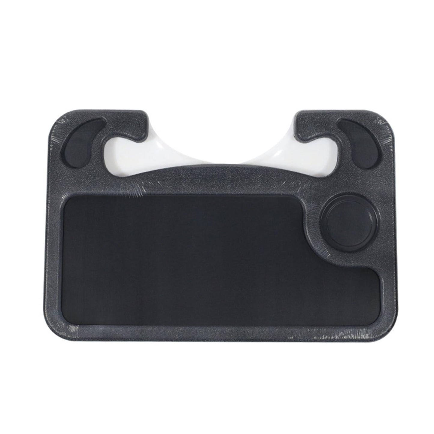 Portable Truck Auto Car Steering Wheel Tray Desk Mount Laptop Stand  Black