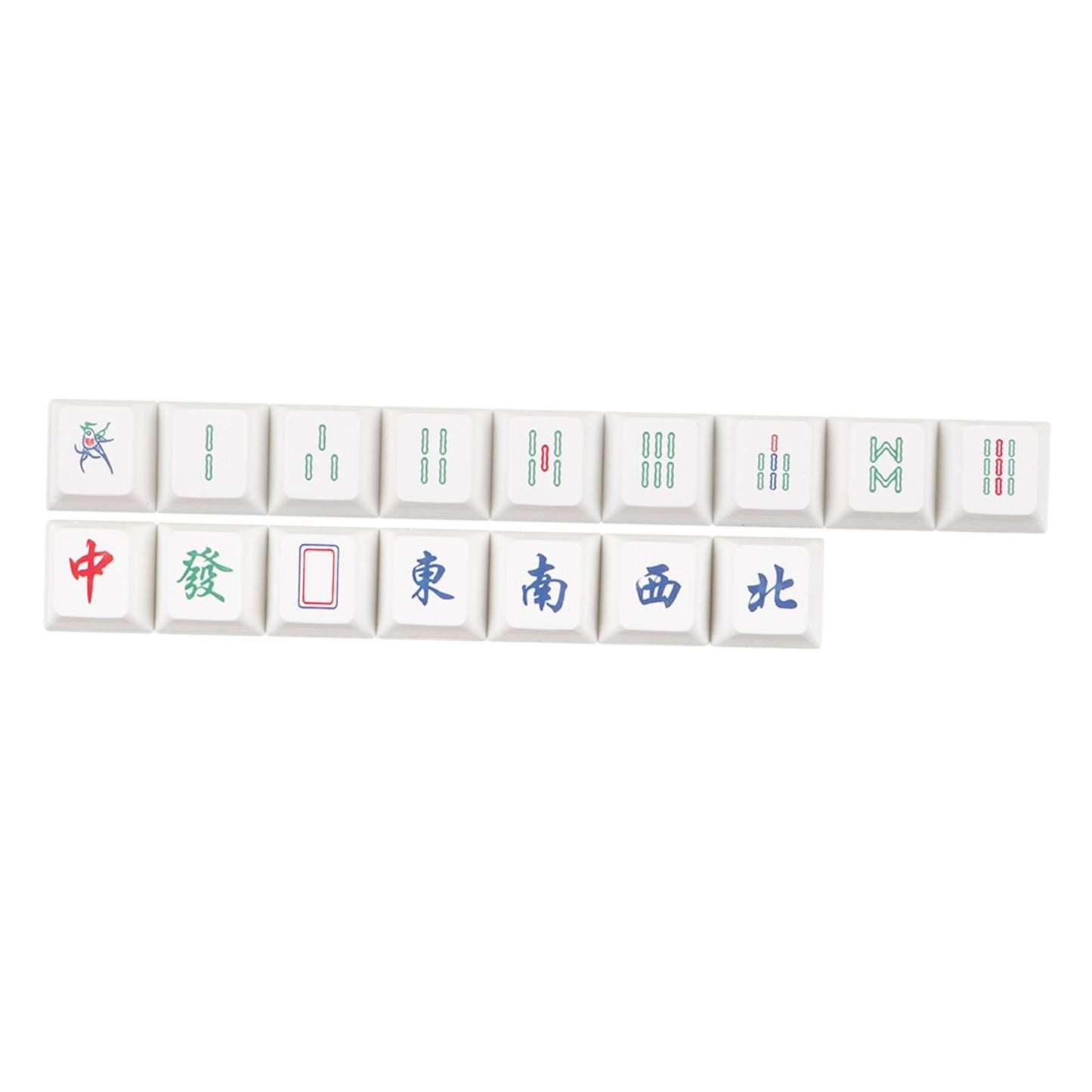 16 Key Chinese Mahjong Mechanical Keyboard Keycaps Easy to Read Home Office B