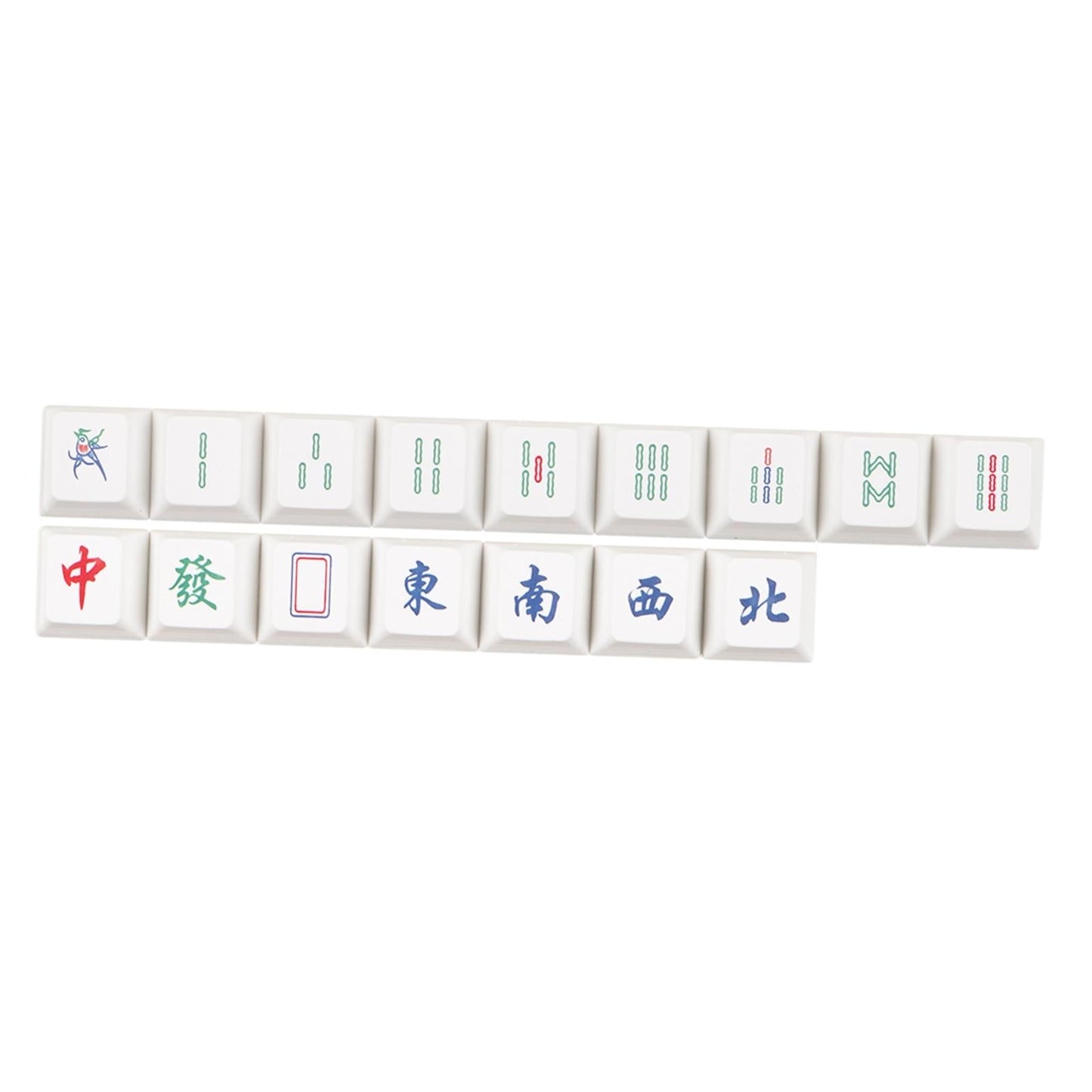16 Key Chinese Mahjong Mechanical Keyboard Keycaps Easy to Read Home Office B