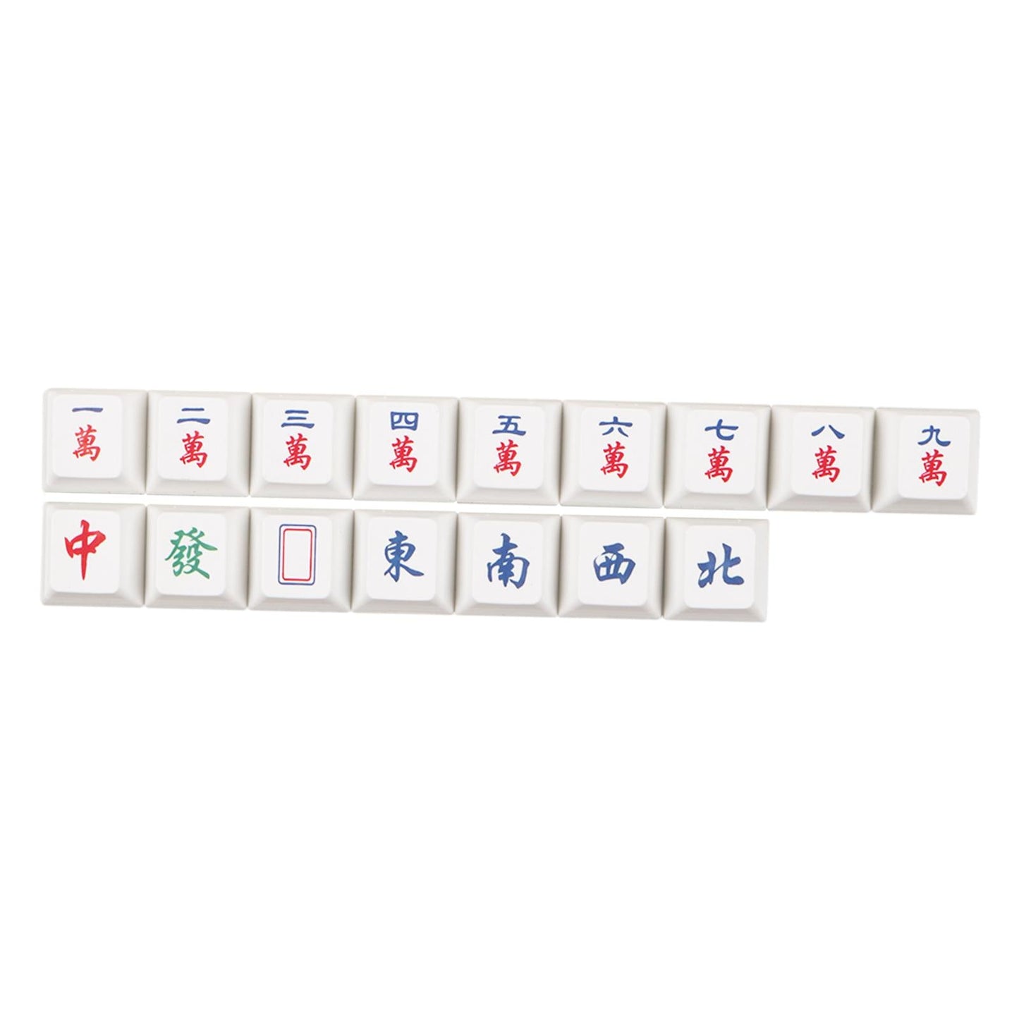 16 Key Chinese Mahjong Mechanical Keyboard Keycaps Easy to Read Home Office C