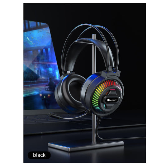 On-Ear 3.5mm Stereo Headsets Earphone with Microphone AUX No Light