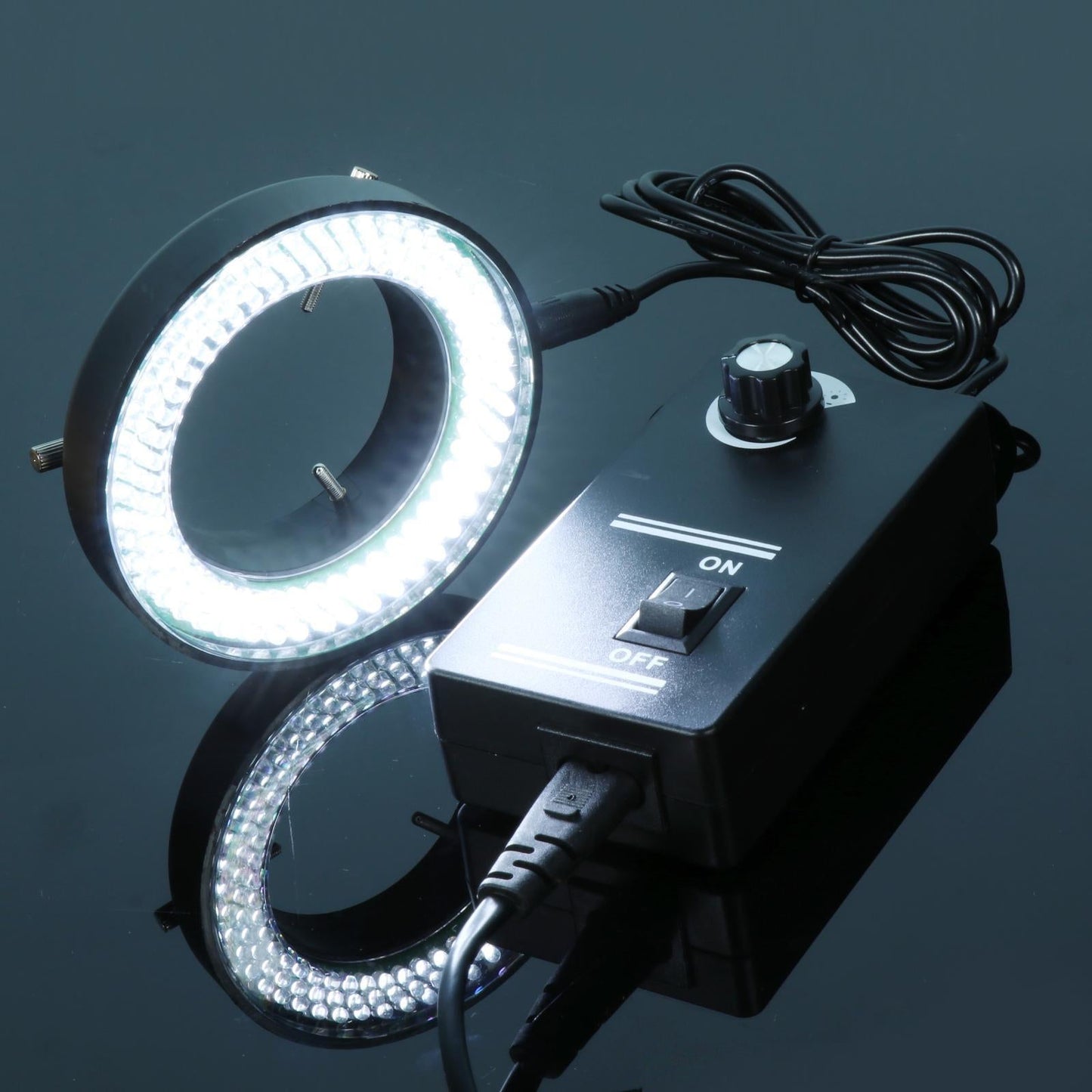 LED Ring Light Electronics 6500K Lamp for Stereo Microscope & Camera 144pcs