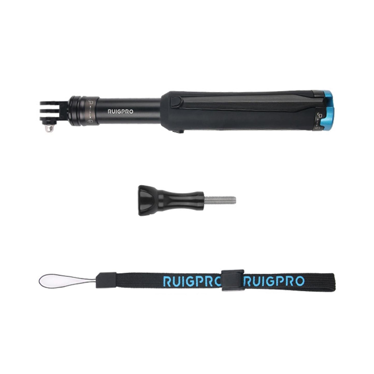 Portable Selfie Stick Tripod Stand Holder Kits for Cameras with Long Screw