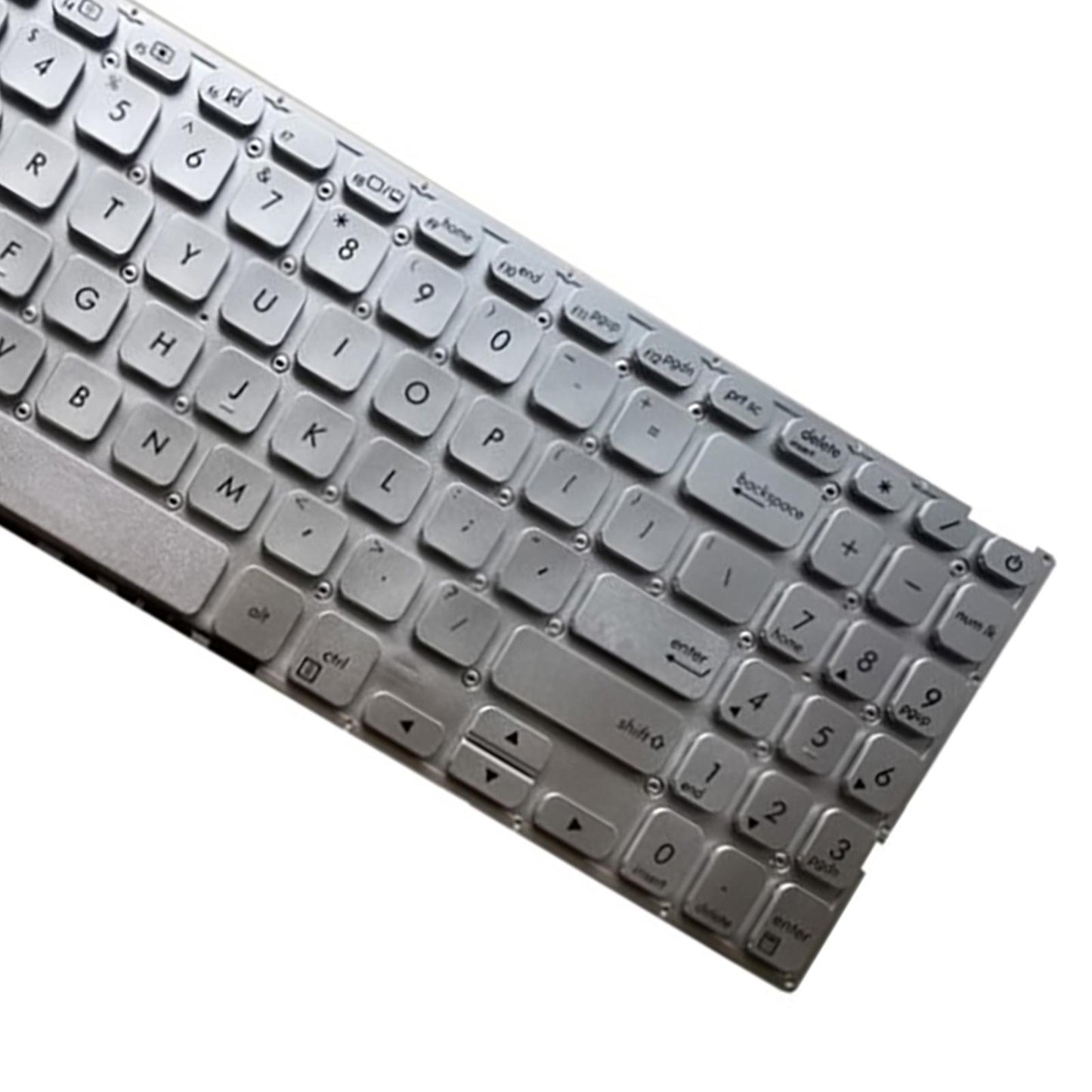 US Layout Laptop Keyboard Silver for Asus Vivobook X512 X512FA Easy Install
