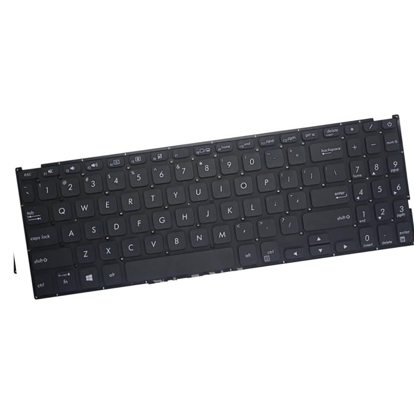 US Layout Laptop Keyboard Black for Asus Vivobook X512 X512FA Easy Install