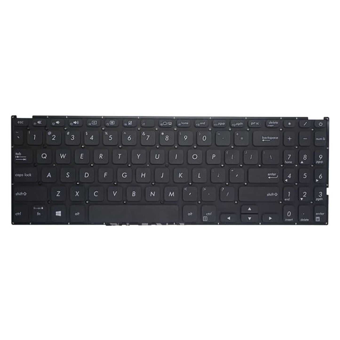 US Layout Laptop Keyboard Black for Asus Vivobook X512 X512FA Easy Install