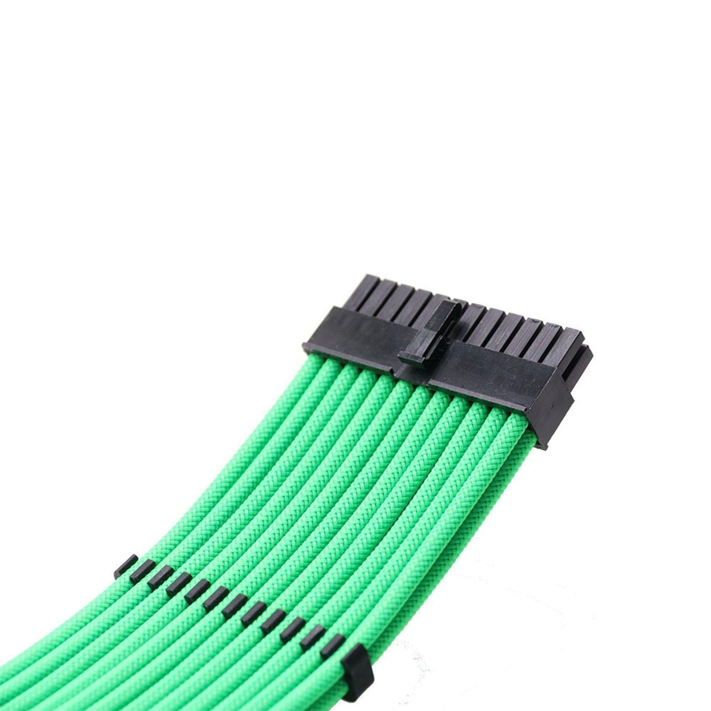 PSU Extension Cable Kit 30cm Motherboard 20+4P 8P 8P 2x PC 4 Lines Green