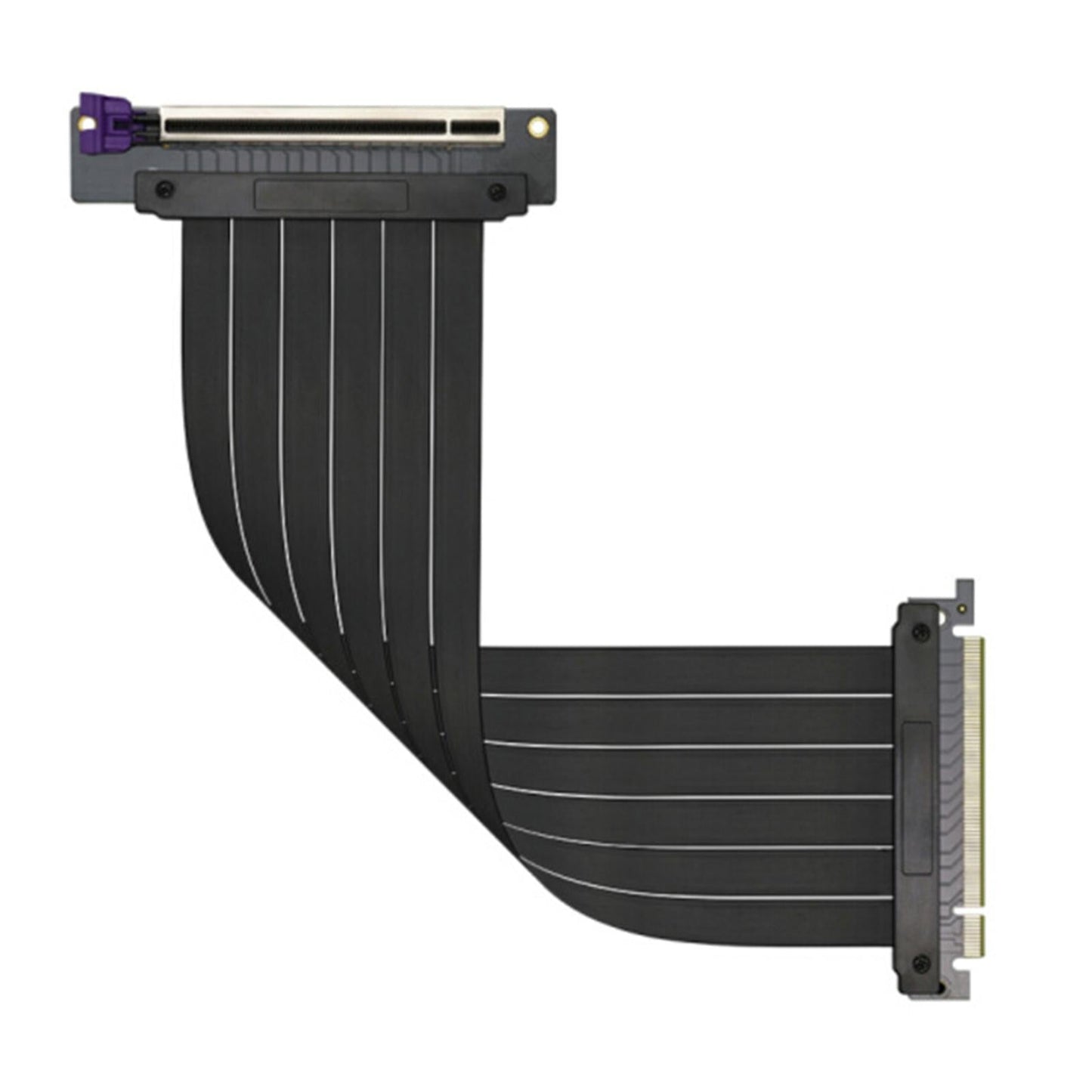300mm PCI- E 3.0 16x Riser Cable Flexible 90 Degree Extension Cable for GPU