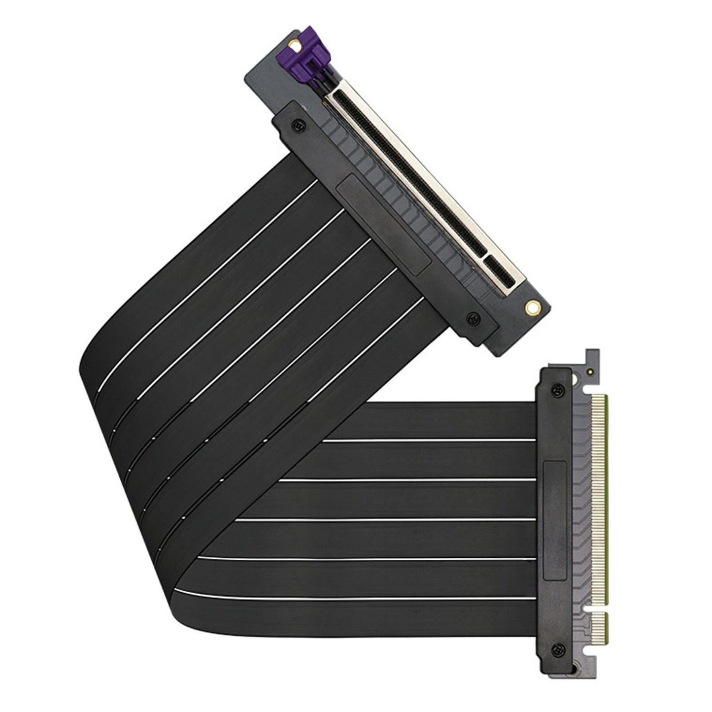 300mm PCI- E 3.0 16x Riser Cable Flexible 90 Degree Extension Cable for GPU