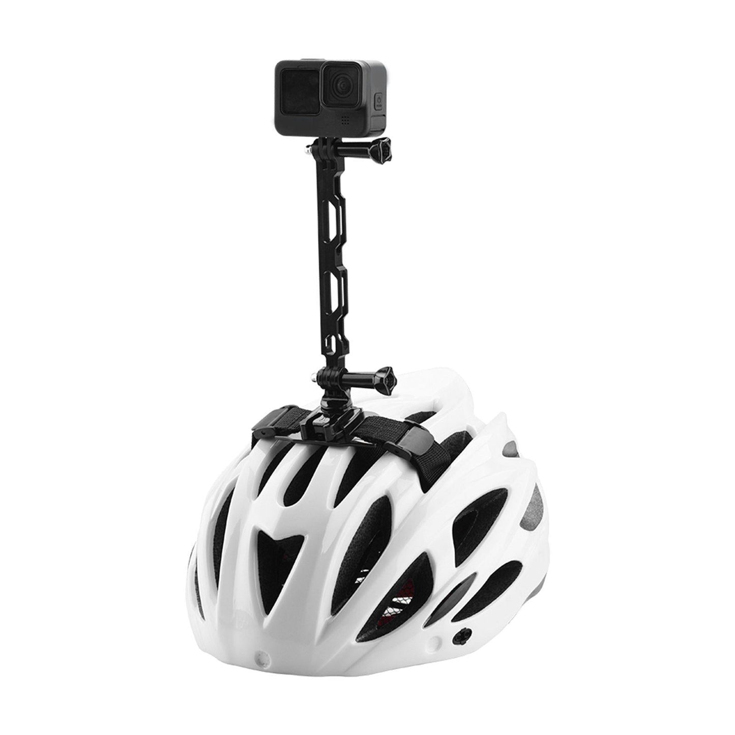 Helmet Mount Strap Bracket Arm Stick Aluminium Vented for 10 9 8 7 6 5 Helmet Holder + rod