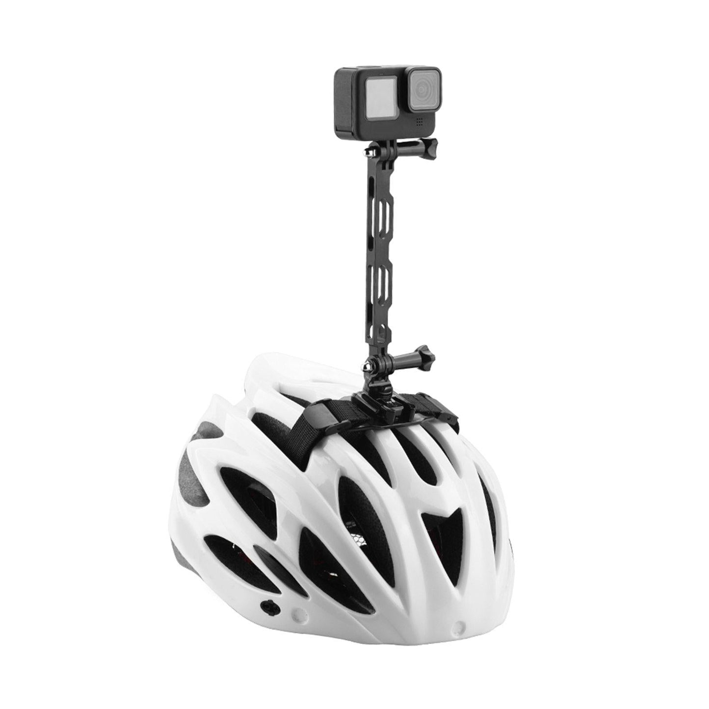 Helmet Mount Strap Bracket Arm Stick Aluminium Vented for 10 9 8 7 6 5 Helmet Holder + rod