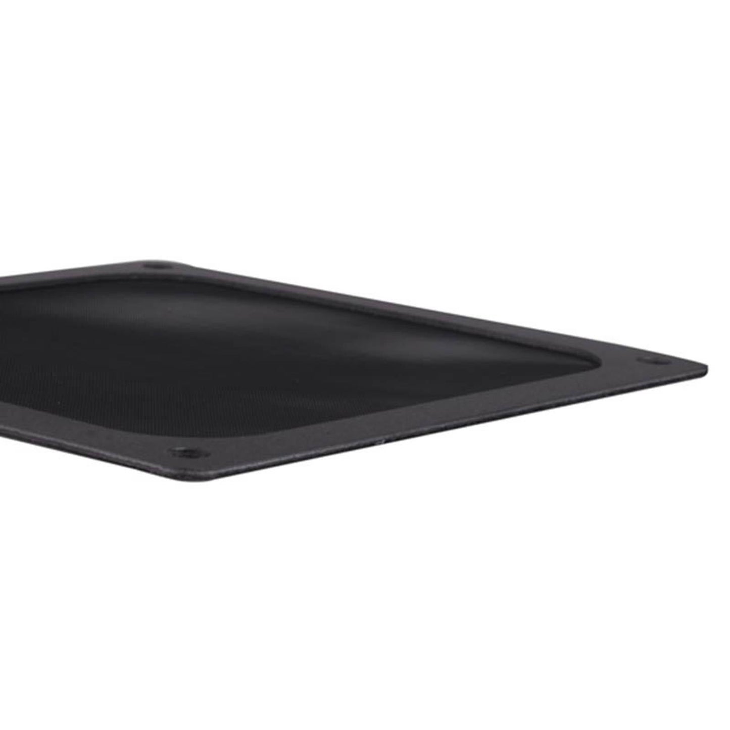 Computer Fan Filter Cooler Case Cover Dust Proof Filter Cover Black PVC 14cm with Screw Hole