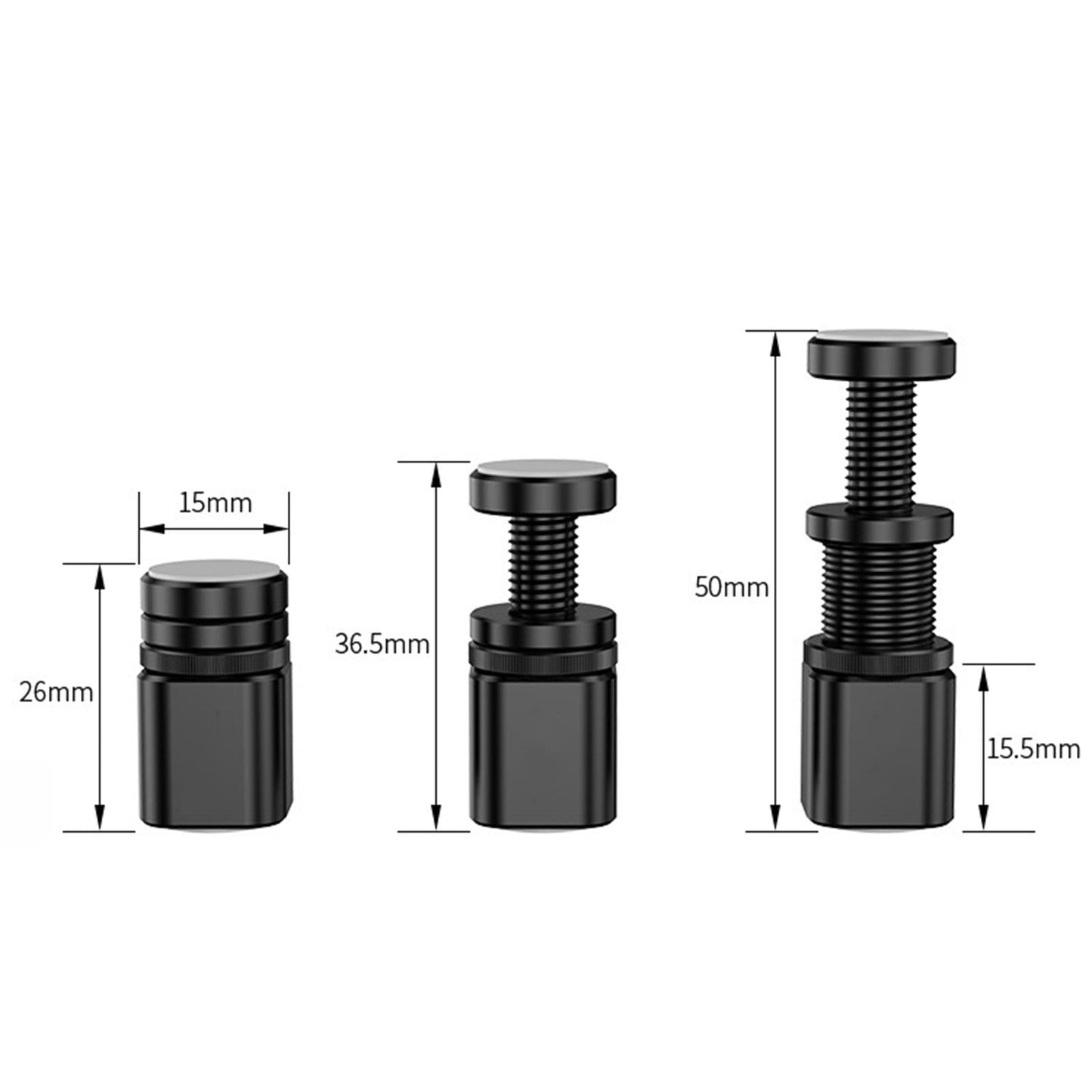 Vc-20 Mini Bracket Graphics Card Support Adjustable Height for M-ATX  black